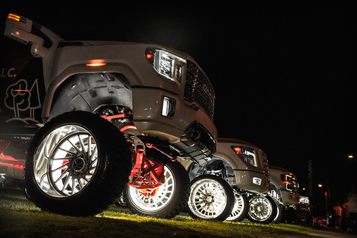 8 Row LED High Intensity Wheel Ring Lights